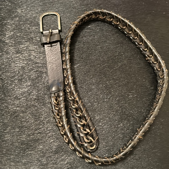 Zadig & Voltaire leather belt, cow leather, size small - Picture 2 of 4